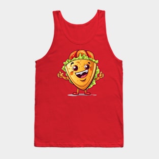 kawaii Taco cehees T-Shirt cute potatofood funny Tank Top